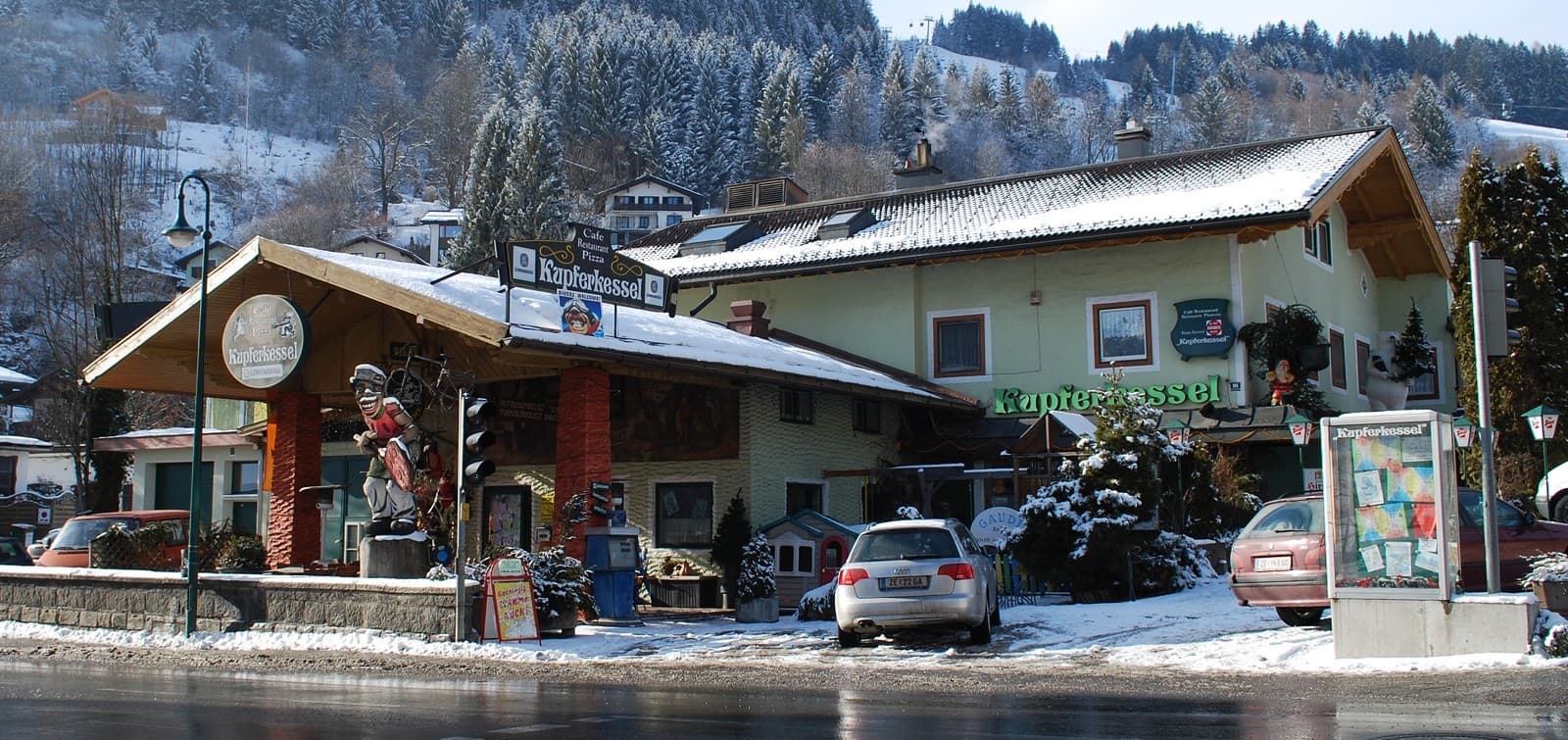 Außenansicht Restaurant Kupferkessel Zell am See